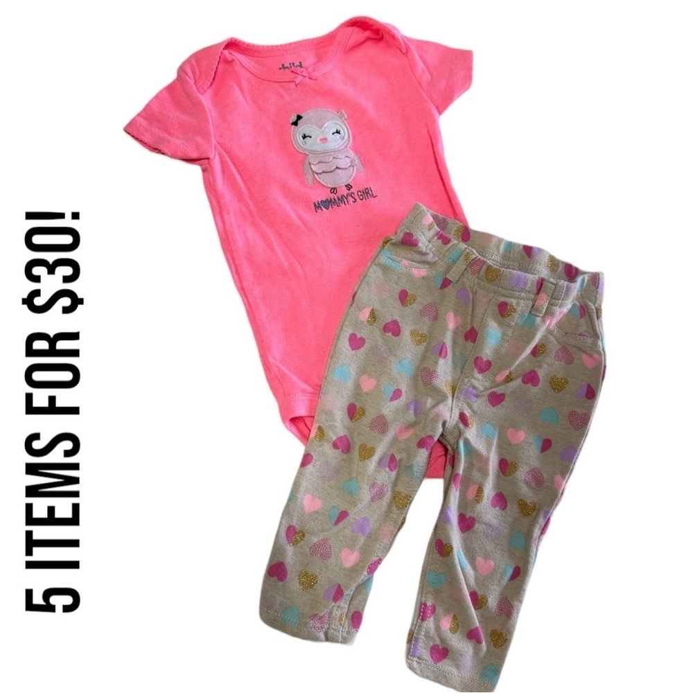 5/$30 Baby Girl 3-6 Month Outfit Carter’s Garanimals​